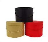 Set 6 cutii rotunde uni